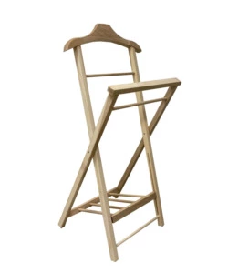 INDOSSATORE PIEGHEVOLE "HIEGO" IN FRASSINO NATURALE, 43X39X94 CM